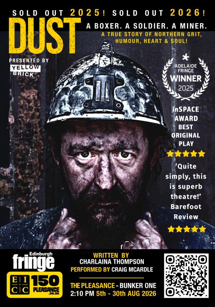 DUST - EdFringe 2026 Poster Charlaina Thompson